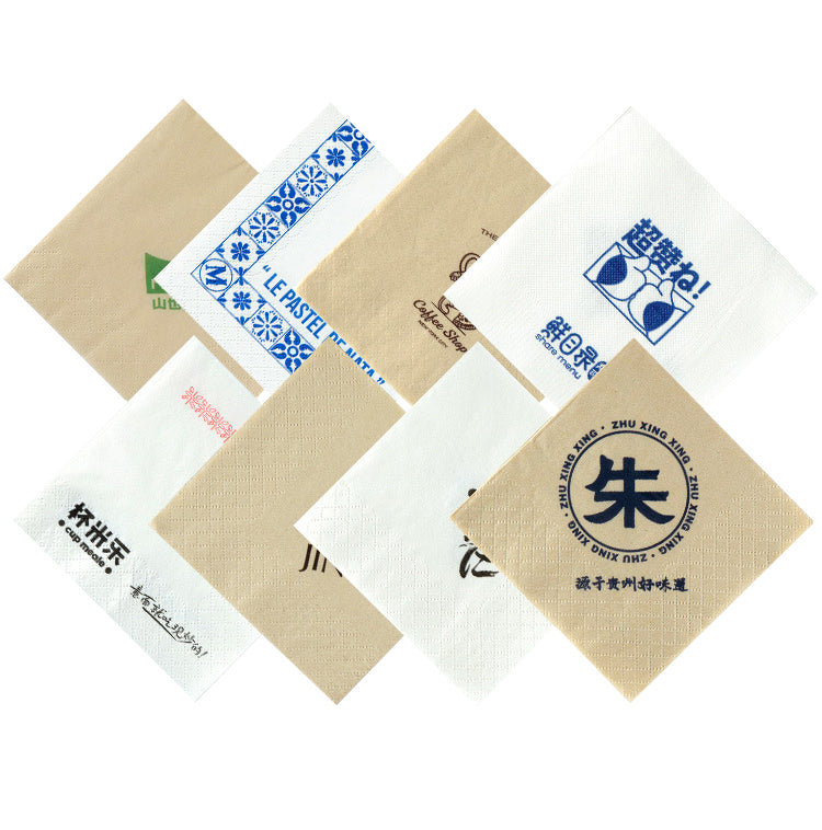 Custom 2/3 Ply Cocktail Napkins | Personalized Printed Napkins for Bars, Weddings & Events